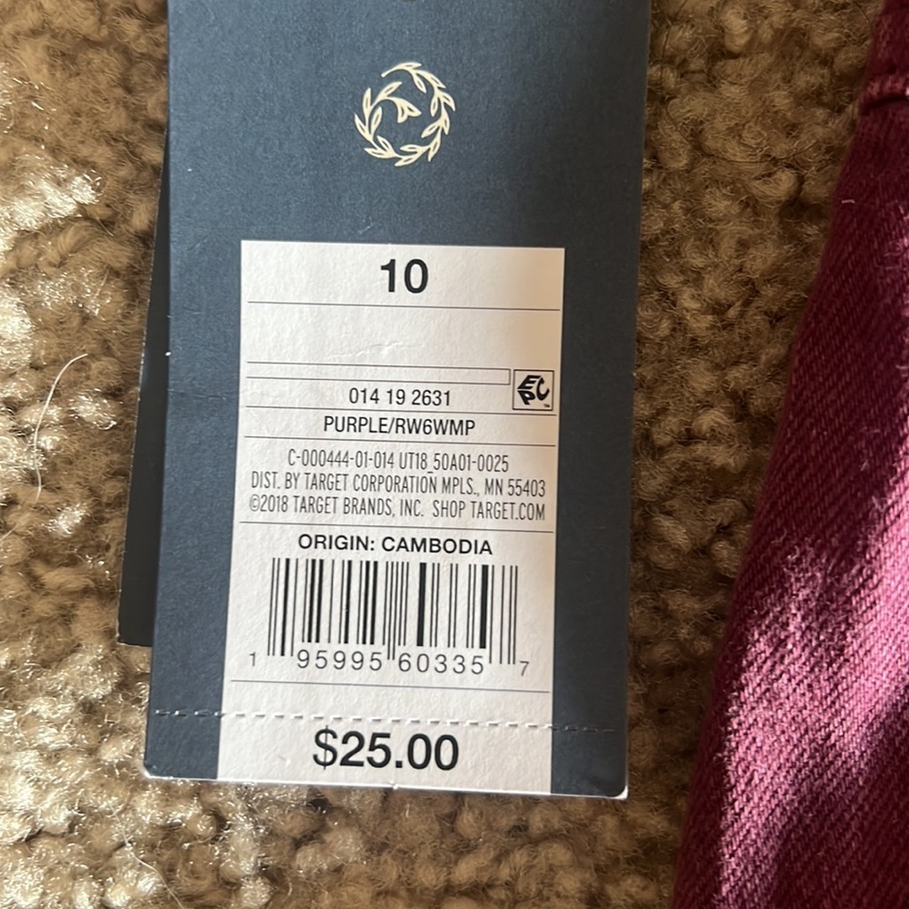 NWT High Rise Midi Shorts Vintage Stretch - Picture 5 of 5